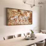 Gita Updesh Chariot Canvas Art - Image 2