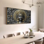 Onyx & Gold Divinity Canvas Art - Image 2