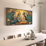 Peacock Garden Romance Canvas Art - Image 2