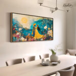 Vibrant Vows in Vrindavan Canvas Art - Image 2