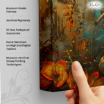 Dukh harta Ganesha Canvas Wall Art - Image 3