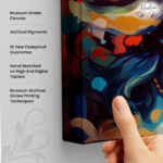 Kaleidoscope of Krishna Canvas Art - Image 3