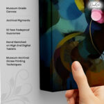 Cubist Flute Duet Canvas Art - Image 3