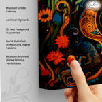 Vrindavan Forest Flute Canvas Art - Image 3