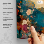 Vibrant Vows in Vrindavan Canvas Art - Image 3