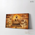 Saffron Path to Enlightenment Canvas Art - Image 4