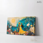 Vibrant Vows in Vrindavan Canvas Art - Image 4