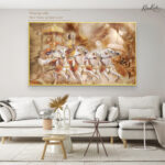 Gita Updesh Chariot Canvas Art - Image 5