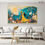 Vibrant Vows in Vrindavan Canvas Art - Image 5