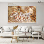 Gita Updesh Chariot Canvas Art - Image 6