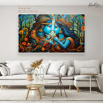 Vrindavan Forest Flute Canvas Art - Image 5