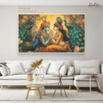 Peacock Garden Romance Canvas Art - Image 6