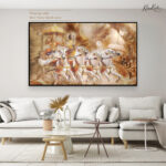 Gita Updesh Chariot Canvas Art - Image 8