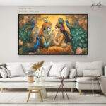 Peacock Garden Romance Canvas Art - Image 7