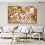 Gita Updesh Chariot Canvas Art - Image 10