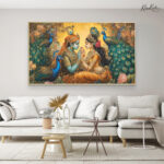 Peacock Garden Romance Canvas Art - Image 9