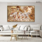 Gita Updesh Chariot Canvas Art - Image 9