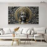 Onyx & Gold Divinity Canvas Art - Image 10