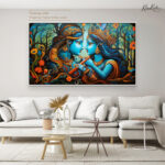 Vrindavan Forest Flute Canvas Art - Image 10