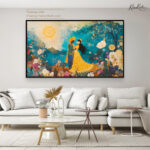 Vibrant Vows in Vrindavan Canvas Art - Image 11