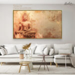 Abhaya Mudra Sunset Canvas Art - Image 10