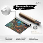 Vrindavan Forest Flute Canvas Art - Image 13