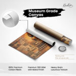 Saffron Path to Enlightenment Canvas Art - Image 13