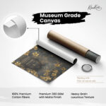 Relief of Golden Tranquility Canvas Art - Image 13