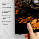 Ochre Devotion Canvas art - Image 2