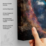 Cosmic Cave Ganesha Canvas Wall art - Image 2