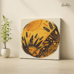 Sun-Kissed Harvest Mandala Canvas art - Image 4