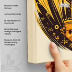 Sun-Kissed Harvest Mandala Canvas art - Image 3