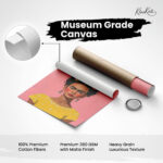 Pink Pop Frida Canvas Wall art - Image 13