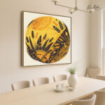 Sun-Kissed Harvest Mandala Canvas art - Image 2