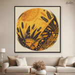 Sun-Kissed Harvest Mandala Canvas art - Image 12