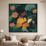 Jungle Study Nook Canvas Wall art - Image 12
