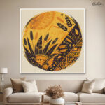 Sun-Kissed Harvest Mandala Canvas art - Image 10