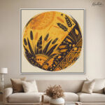 Sun-Kissed Harvest Mandala Canvas art - Image 8