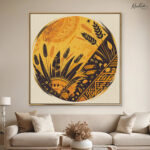 Sun-Kissed Harvest Mandala Canvas art - Image 7