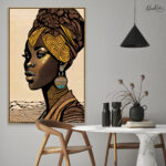 Regal African Portrait Canvas art