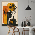 Terracotta and Shadow Canvas art