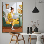 Boho Home Office Canvas art