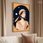 Saffron Night Canvas art - Image 2