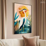 Serenity heron Canvas art - Image 2