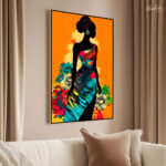 Sunset Bloom Canvas art - Image 2