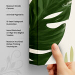 Tropical leaf Canvas art - Image 3