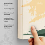 Serenity heron Canvas art - Image 3