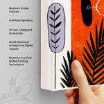 Afro-Boho Majesty Canvas art - Image 3