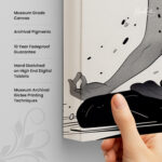 The Flow of Consciousness Canvas art - Image 3