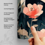 Quiet Garden Canvas art - Image 3